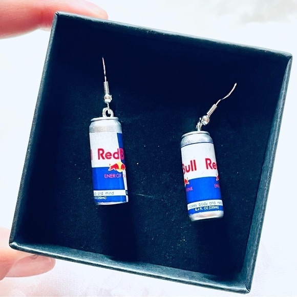NWT Red Bull Energy Drink Drop Earrings - Picture 10 of 10